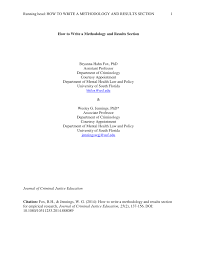 Learn how to write a strong methodology chapter that allows readers to evaluate the reliability and validity of the research. Pdf How To Write A Methodology And Results Section For Empirical Research