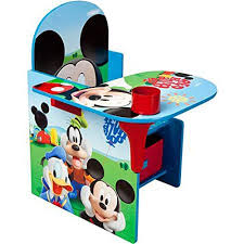 Kids Desk Chairs Disney Chair Desk With Storage Bin Mickey Mouse Characters Desk Set Fabric Storage Bin Seat Toddler Desk Mickey Mouse Chair Toddler Storage