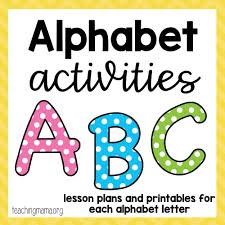 Alphabet refers to the letters of a language, arranged in the order fixed by custom. Alphabet Activities Teaching Mama