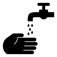 Black And White Outline Washing Hands Clipart The Noun Project Hands Icon Logo Design Inspiration Graphics Wash Logo