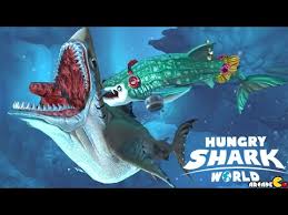 We'd also find megalodon teeth embedded in the occasional whale corpse. Megalodon Shark Vs Whale Shark Arabic Sea Hungry Shark World Youtube