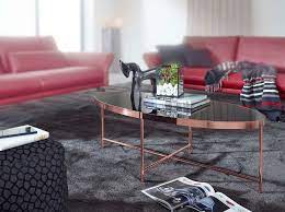 Alternativ kann das glas auch vollständig fixiert bzw. Finebuy Design Couchtisch Oval 110 X 56 Cm Spiegel Glas Wohnzimmertisch Mit Metallgestell In Kupfer