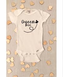 Excited To Share This Item From My Etsy Shop Queen Bee Onesie Queen Bee Baby Girl Onesie Baby Girl Queen B Baby Girl Onesies Girl Onesies Mermaid Onesie Baby