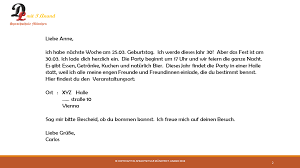 French birthday invitation from french birthday party invitations party invitations for your celebration one of the most important aspects of the party planning process is the invitation! German Language Letter Writing A1 Einladung Zur Facebook