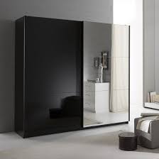 Free delivery & 10 year our classic sliding door solution gives you the look you want without blowing the budget. Luciano Mirrored Sliding Wardrobe Large In Black High Gloss With 2 Doors Will Create A Striking Aesthet Sliding Wardrobe Doors Wardrobe Doors Sliding Wardrobe