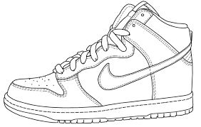 39+ nike shoes coloring pages for printing and coloring. Basketball Coloring Pages Interesting Nike Shoes Coloring Pages Basketball Drawing At Albanysinsanity Com Sneakers Drawing Shoes Drawing Nike Dunks