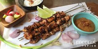 I can find my fave indonesian salad: Sate Ayam Indonesian Chicken Satay Coconut And Spice
