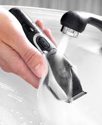 Package includes the shaver, foil guard, charging plug, cleaning brush, and operating instructions. Wahl Barracuda Lithium Ion Trimmer Shaver Shop