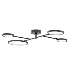 Hudson Valley Lighting 4104 Ob Saturn 4 Light Led Flush Mount In Old B Foundry Lighting