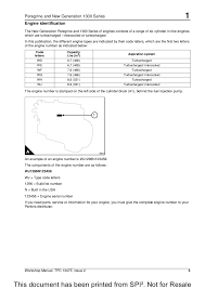 Perkins 1300 Series We Diesel Engine Service Repair Manual