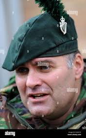 The Royal Irish Regiment Stock Photo