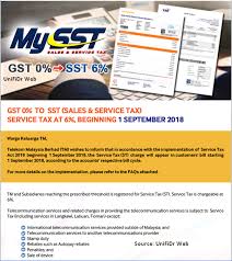 Just because you people never see the word tax you assume no need to pay. Sst Implementation On 1 September 2018 Unifi Specialist By Tm