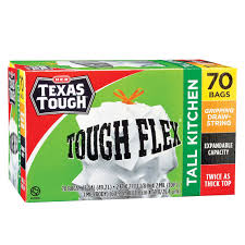 Maybe you would like to learn more about one of these? H E B Texas Tough Tough Flex Drawstring Tall Kitchen 13 Gallon Trash Bags Shop Trash Bags At H E B