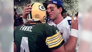 The packers' fortunes turned after head coach mike holmgren and quarterback brett favre joined the team in 1992. Brett Favre Leads Packers To Super Bowl Xxxi Victory