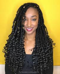 A best and perfect hairstyle for long black hair with thin highlights. 45 Classy Natural Hairstyles For Black Girls To Turn Heads In 2020
