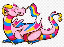 Colored pansexual symbol with drop shadow on white background. Pansexual Pan Pride Dragon Love Pink Yellow Clipart 5518638 Pikpng