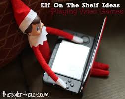 Elf On The Shelf Playing Video Games Elfontheshelf Elf On The Shelf Elf Christmas Light Scavenger Hunt