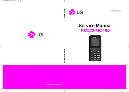LG KG240 SERVICE MANUAL Service Manual ...