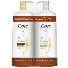 Dove Anti Frizz Oil Therapy Shampoo Conditioner 40 Fluid Ounce 2 Pack Anti Frizz Products Shampoo And Conditioner Good Shampoo And Conditioner