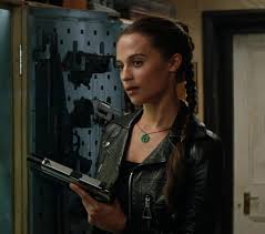 Lara Croft Leather Jacket Rise Of The Tomb Raider Leather Biker Jacket Worn By Alicia Vikander Lara Croft In Tomb Raider Movie Tomb Raider Movie Alicia Vikander Lara Croft Lara Croft Movies