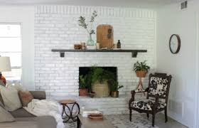 Paint A Brick Fireplace