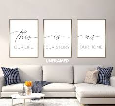 Get free shipping on qualified wall art or buy online pick up in store today in the home decor department. This Is Us Set Of 3 Prints Minimalist Art Home Wall Decor Multiple Sizes Modern Digital Home