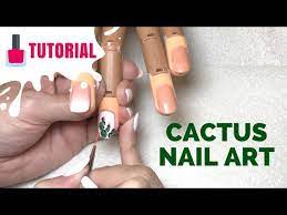 Gorgels secret professional salon manicure nails art acrylic full kit set for woman beginners starter. Cactus Nail Art Tutorial Youtube