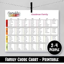 46 free chore chart templates for kids. 2021 Blank Chore Chart For Multiple Kids Printable Pdf Etsy In 2021 Printable Chore Chart Chore Chart Chore Chart Kids