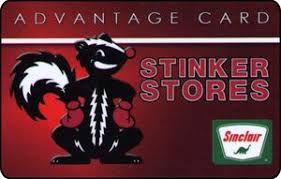Carries regular_gas, midgrade_gas, premium_gas, diesel. Gift Card Stinker Stores Sinclair United States Of America Sinclair Gas Stations Col Us Sin S900