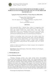 Perancangan Dan Implementasi Pembelajaran Perkalian Dan