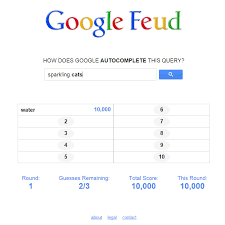 Google feud has since been played over half a billion times by nearly 30 million players. Google Feud Turns Autocomplete Into Fun Guessing Game Pcmag