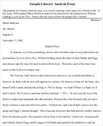 An example of a literary criticism is intertextual criticism, which is a comparison of two literary works in terms of symbols, themes, characters, and other criteria. Free 10 Sample Analysis Essay Templates In Ms Word Pdf