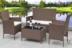 4 Piece Rattan Garden Furniture Deal Garden Deals In Liverpool