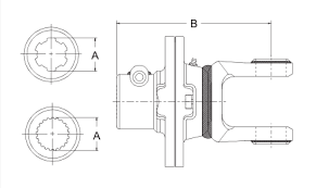 G G Manufacturing Company Ball Bearing Type Shear Yokes