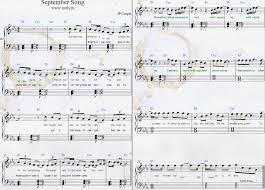 Download Pdf Piano Sheet Music Jp Cooper September Song September Song Piano Piano Sheet