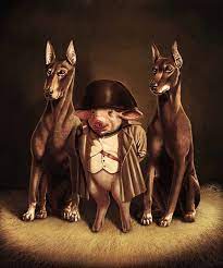 Napoleon and snowball, the two most prominent pig politicians, begin to quarrel and bicker. 10 Who I Trust Ideas Orwell Farm Animals George Orwell