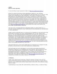 Die bürgschaft „auf erstes anfordern sie können die rechnung für jeden monat jeweils in den ersten tagen des folgemonats anfordern. Adobe Software License Agreement To View The Software License