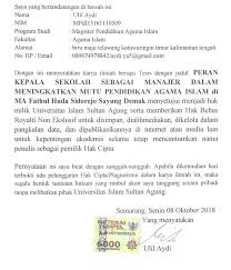 Pernyataan ini saya buat dengan kesadaran sendiri dan tidak atas tekanan ataupun paksaan dari pihak maupun demi menegakan integritas akademik di institusi ini. Http Repository Unissula Ac Id 13605 3 Pernyataan Publikasi Pdf