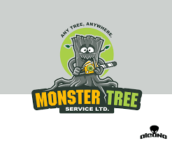 Tree Trimming Company Logo Design Character Vault Boy