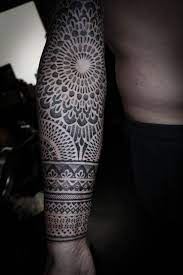 Black Heart Tattoo Tatouages Mandala Tatouage Avant Bras Tatouage Dotwork
