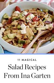 Cut a lemon in half lengthwise, cut it thinly crosswise, and add it to the salad. Our Love For Ina Knows No Bounds Here Are The Barefoot Contessa S Best Salads From Greek Panzanella To Best Salad Recipes Food Network Recipes Salad Recipes