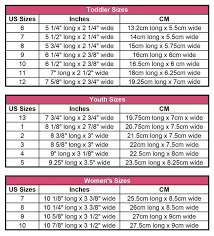 Crochet Slipper Size Chart Perfect Chart For Sizing