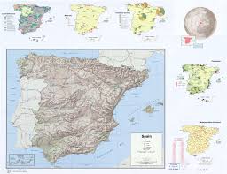 We hope you find useful our free guide of spain. Large Scale Country Profile Map Of Spain 1974 Spain Europe Mapsland Maps Of The World