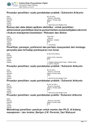 _____, prosedur penelitian suatu pendekatan praktik,. Penelitian Pdf