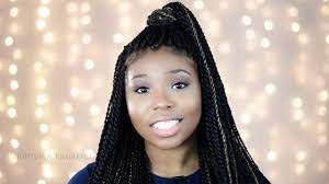 Box Braids On White People Single Braids With Extensions Youtube