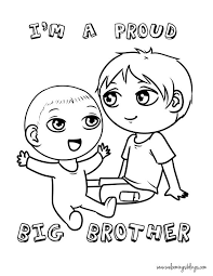 Color online with this game to color family coloring pages and you will be able to share and to create your own gallery online. Big Brother Little Sister Coloring Pages