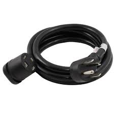 Ac Connectors 25 Ft Nema 14 30 4 Prong 30 Amp 125 250 Volt Heavy Duty Dryer Extension Cord Black Extension Cord Outdoor Extension Cord Cord