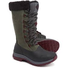 muck boot company arctic apres lace tall boots waterproof insulated for women