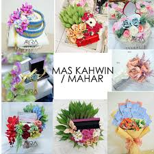 Gubahan hantaran simple ║ sirih junjung 3 & cincin. Dulang Mas Kahwin Wang Hantaran Idea Hantaran By Nh Facebook