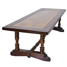 A wide variety of spanish dining tables options are available to you, such as general use, material, and feature. 18th Century Long Spanish Colonial Dining Table With Carved Trestle Base Antique Furniture Vintage Antiques For Sale In Miami Fl Bonnin Ashley Antiques